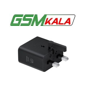 شارژر دیواری 25 وات سامسونگ EP-T2510 PD 3A + کابل تبدیل تایپ سی