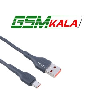 کابل میکرو یو اس بی فست شارژ 25 وات الدینیو LS851 طول 1 متر