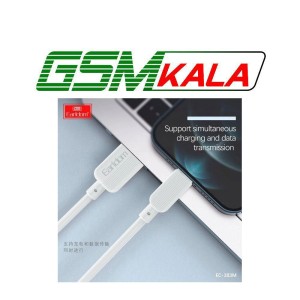 کابل میکرو یو اس بی فست شارژ 2.4 آمپر ارلدام EC-183M طول 1 متر