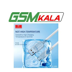 کابل میکرو یو اس بی فست شارژ 2.4 آمپر ارلدام EC-183M طول 1 متر