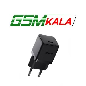 شارژر دیواری 20 وات باسئوس P10111602213 QC3.0 PD 3A + کابل تبدیل تایپ سی