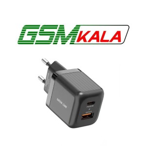 شارژر دیواری 20 وات گرین لاین Ultra Compact GL-WC31 GaN QC3.0 PD 3A