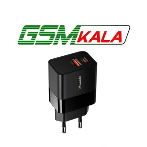 شارژر دیواری 20 وات مک دودو CH-1952 QC3.0 PD 3A + کابل آیفونی