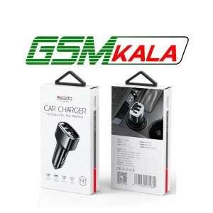 شارژر فندکی فست شارژ Yesido Y47 QC3.0 PD 3A 25W