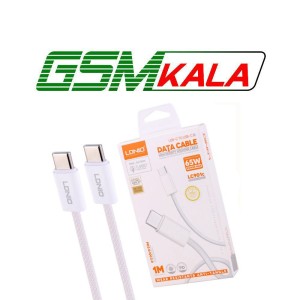 کابل دو سر تایپ سی فست شارژ 65 وات الدینیو LC901C طول 1 متر