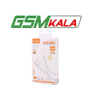 کابل دو سر تایپ سی فست شارژ 65 وات الدینیو LC901C طول 1 متر