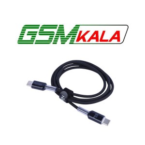 کابل دو سر تایپ سی فست شارژ 60 وات اکسیژن LX-23 طول 1 متر