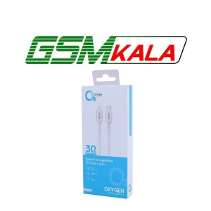 کابل تایپ سی به لایتنینگ فست شارژ 30 وات اکسیژن LX-23 طول 1 متر
