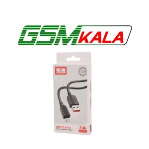 کابل لایتنینگ فست شارژ 2.4 آمپر ارلدام EC-183L طول 1 متر