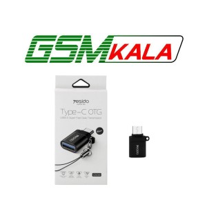 تبدیل yesido OTG Type-C مدل GS06 مشکی