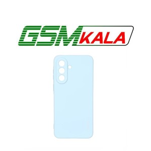 قاب سیلیکونی Spigen محافظ لنزدار Samsung Galaxy A57 - آبی روشن