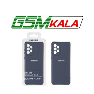 قاب نیو سیلیکون محافظ لنزدار RFF مدل Samsung Galaxy A73 - سرمه ای (پک دار)