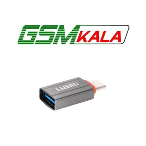 تبدیل Liami Type-C To USB مدل OTG-LM 160C - خاکستری