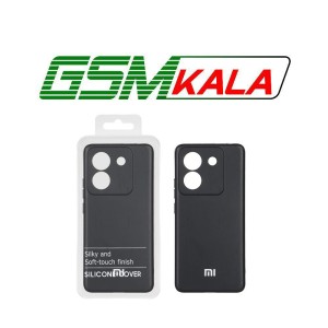قاب نیو سیلیکون محافظ لنزدار RFF مدل Poco M7 pro - مشکی