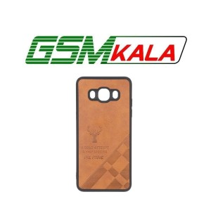 قاب طرح چرم گوزنی Pal Prime مدل Samsung Galaxy J5 (2016) / J510 - عسلی