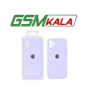 قاب سیلیکونی پاک کنی اورجینال Master Quality مدل Apple iPhone 11 - یاسی (پک دار)