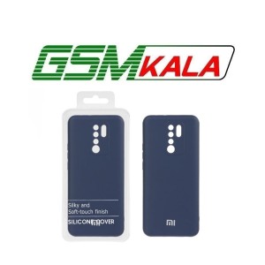 قاب نیو سیلیکون محافظ لنزدار RFF مدل Xiaomi Redmi 9 / Redmi 9 Prime / Poco M2 - سرمه ای (پک دار)