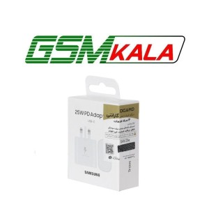 آداپتور شارژ سه پین فست و PD تک پورت SAMSUNG Type-C مدل EP-TA800 25W