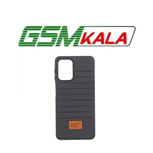 قاب Mont Blanc پافری طرح هاشور Samsung Galaxy A22 4G / M22 / M32 4G / F22 - مشکی کد 1