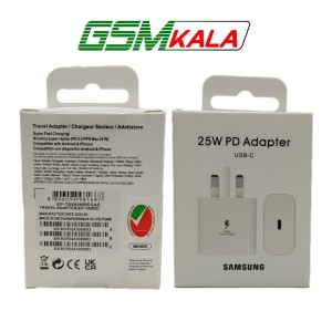 آداپتور شارژ اصلی , شرکتی سامسونگ - Samsung 25W USB-C Power Adapter
