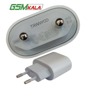 آداپتور سوپر فست شارژ ترانیو TRANYOO A10 توان 20 وات