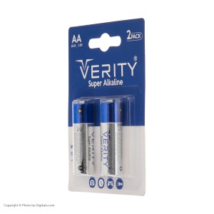 باتری دوتایی قلمی Verity Super Alkaline LR6 1.5V AA