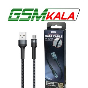 کابل میکرو یو اس بی فست شارژ Remax RC-124m 2.4A 1m
