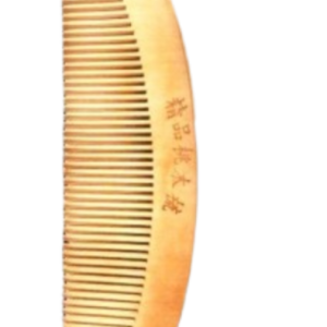 شانه چوبی دندانه ریز بدون دسته