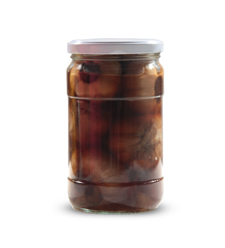 سیر ترشی تازه - شیشه ای