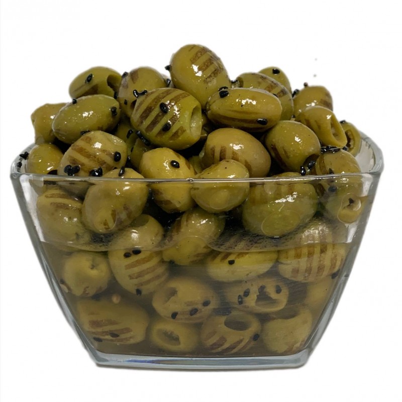 زیتون کبابی(گریل شده)