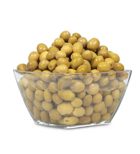 زیتون کنسروی بادامی