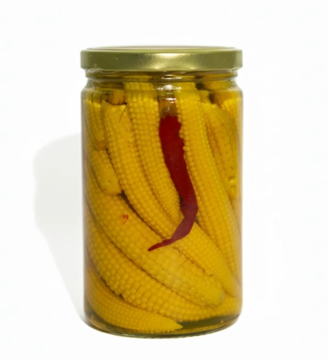 بیبی کورن حاج صفری و پسران اصل (شیشه‌ای)