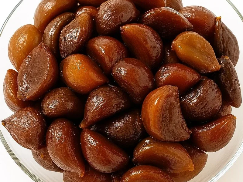 سیر ترشی حبه‌ای کهنه