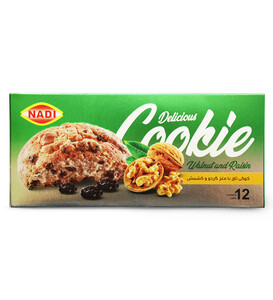 کوکی تای مغز گردو و کشمش - بسته ای
