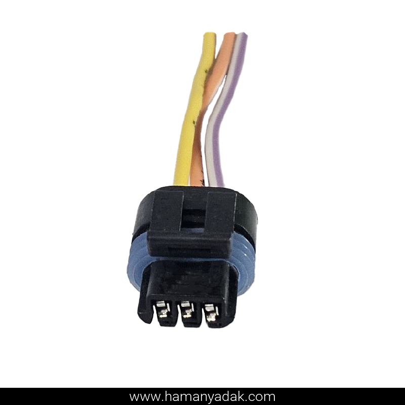 سوکت 3 فیش طرح استپر دریچه گاز ال 90 برند +BBZ