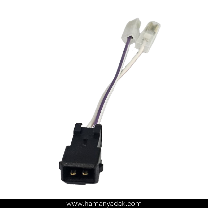 سوکت تبدیل بوق پژویی فیش به سوکت برند +BBZ