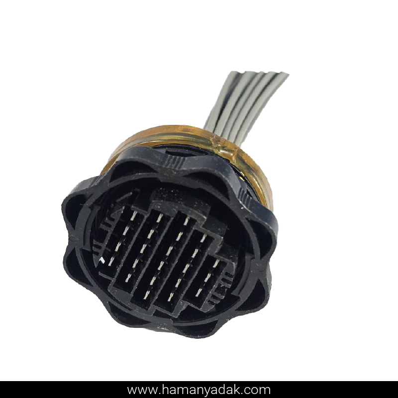 سوکت تخم مرغی مشکی فلکه دار برند +BBZ