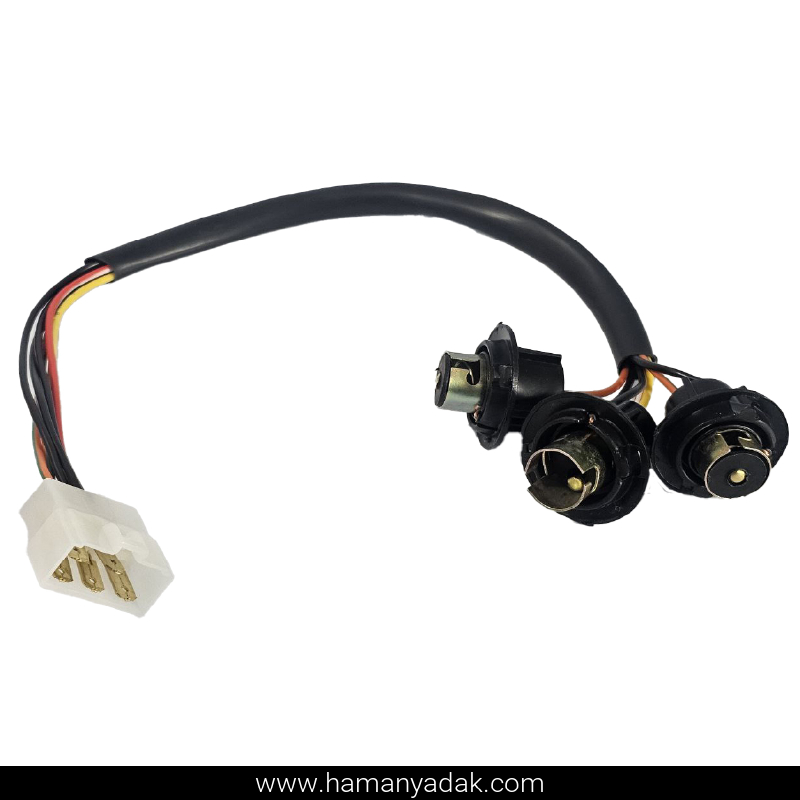 سوکت خطر عقب نیسان سیم بلند برند +BBZ