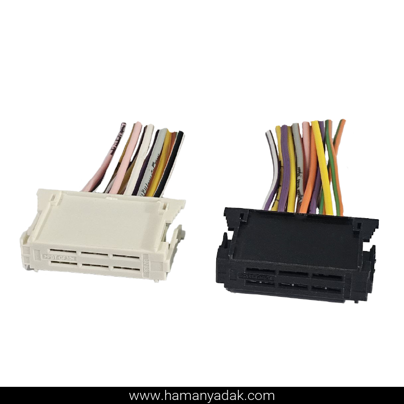 سوکت نود FN سفید و مشکی پژو 206 و رانا (جفتی) برند +BBZ