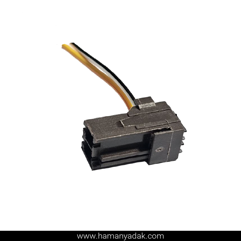 سوکت 2 فیش خطر پژو 405 (خم) برند +BBZ