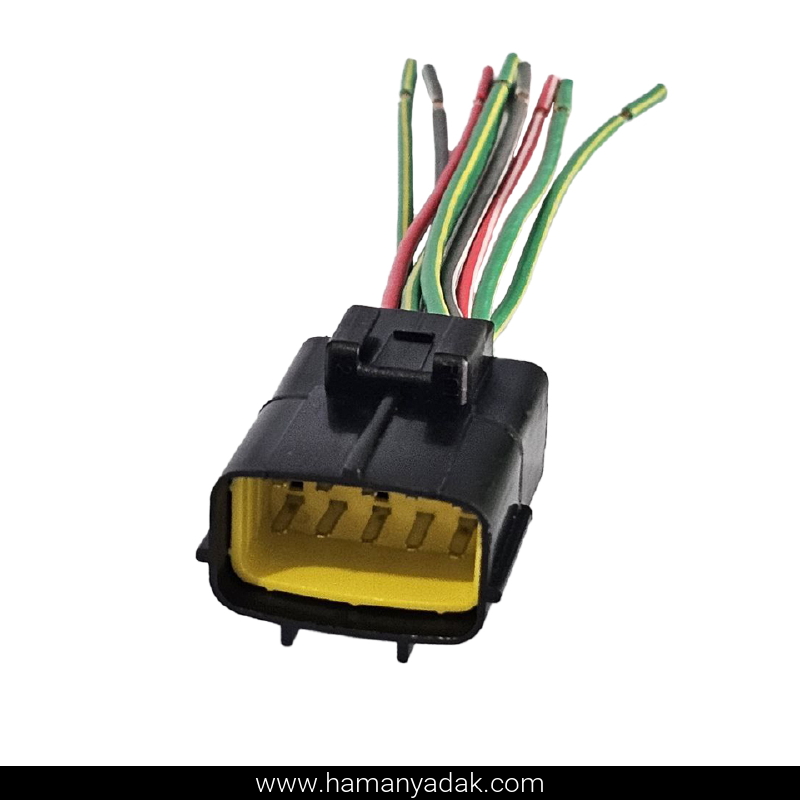 سوکت 10 فیش انژکتور نری پراید برند +BBZ