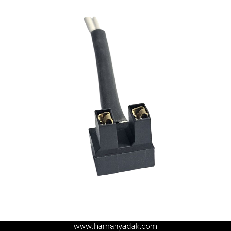 سوکت 2 فیش پایه لامپ H7 (دو خار) برند +BBZ