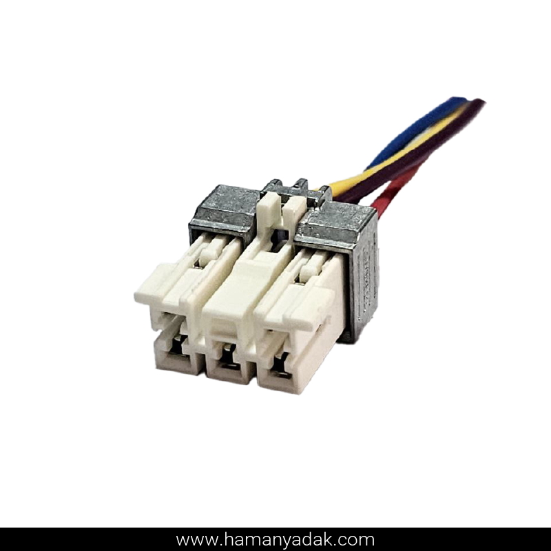 سوکت دسته راهنما پژو 405 کوچک سفید برند +BBZ