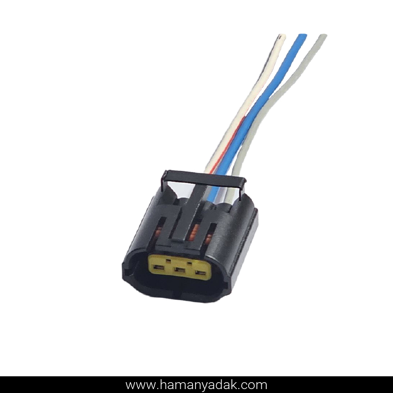 سوکت 3 فیش سنسور کیلومتر پیکان برند +BBZ