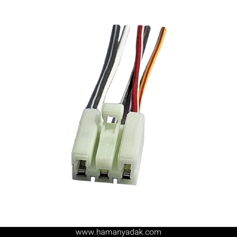 سوکت شیشه بالابر تک پل (شاگرد) پراید برند +BBZ