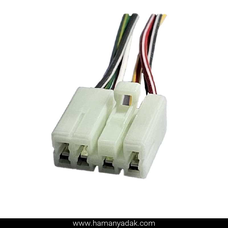 سوکت شیشه بالابر دوپل (راننده) پراید برند +BBZ