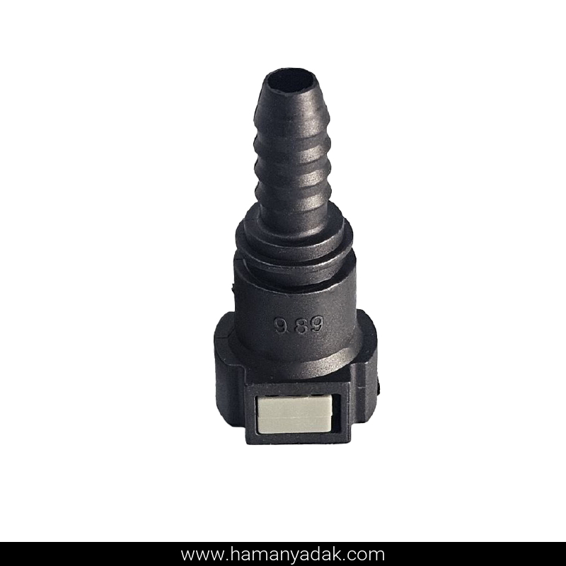 سوکت صافی بنزین سمند EF7 طوسی سرصاف برند +BBZ (کد 108)