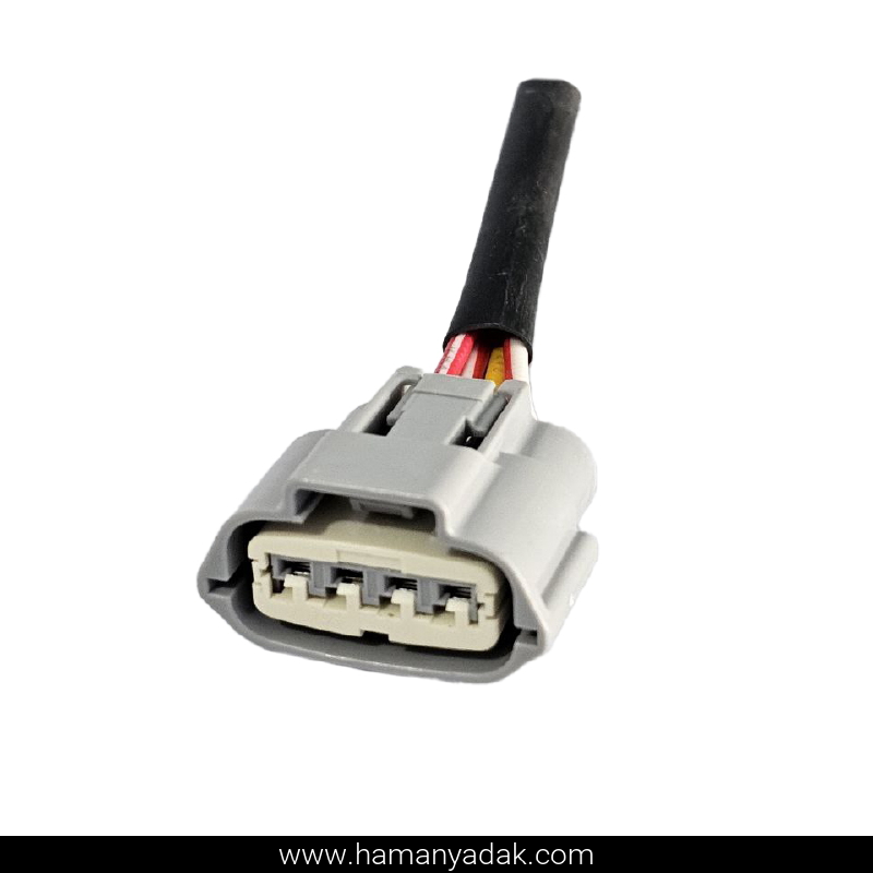 سوکت مپ سنسور طوسی گاز و بنزین پراید زیمنس برند +BBZ