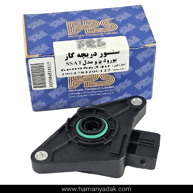 سنسور دریچه گاز یورو 4 پژو 405 و سمند مدل SSAT برند EPS