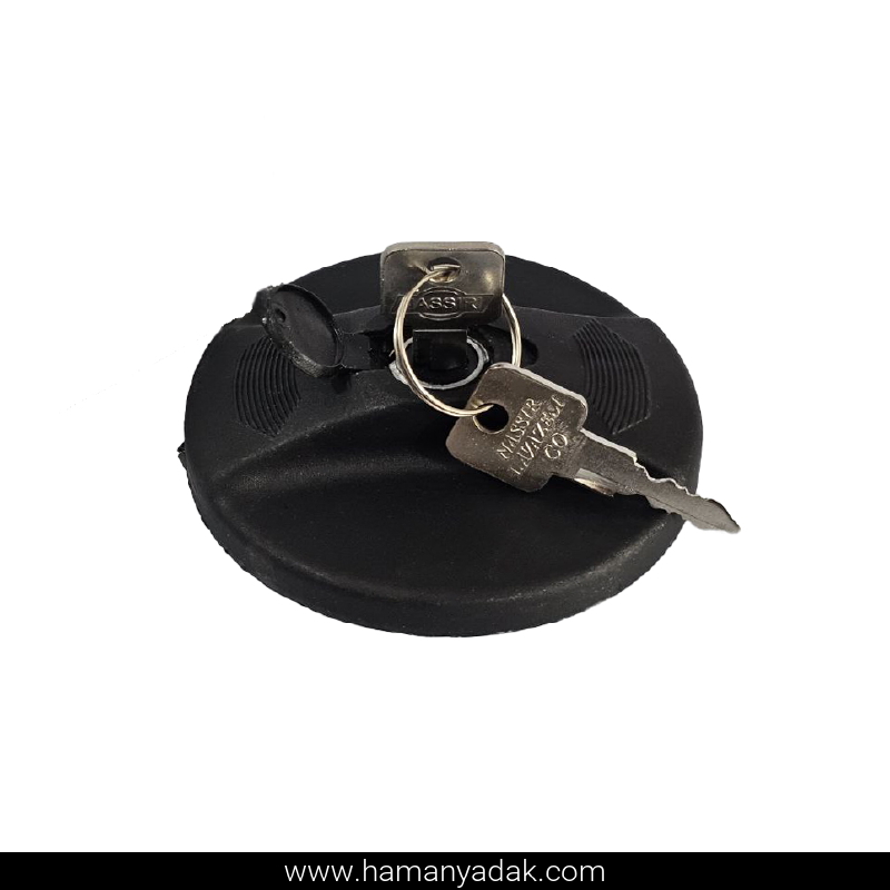 قفل درب باک پیکان بزرگ مشکی برند نصیر لوازم